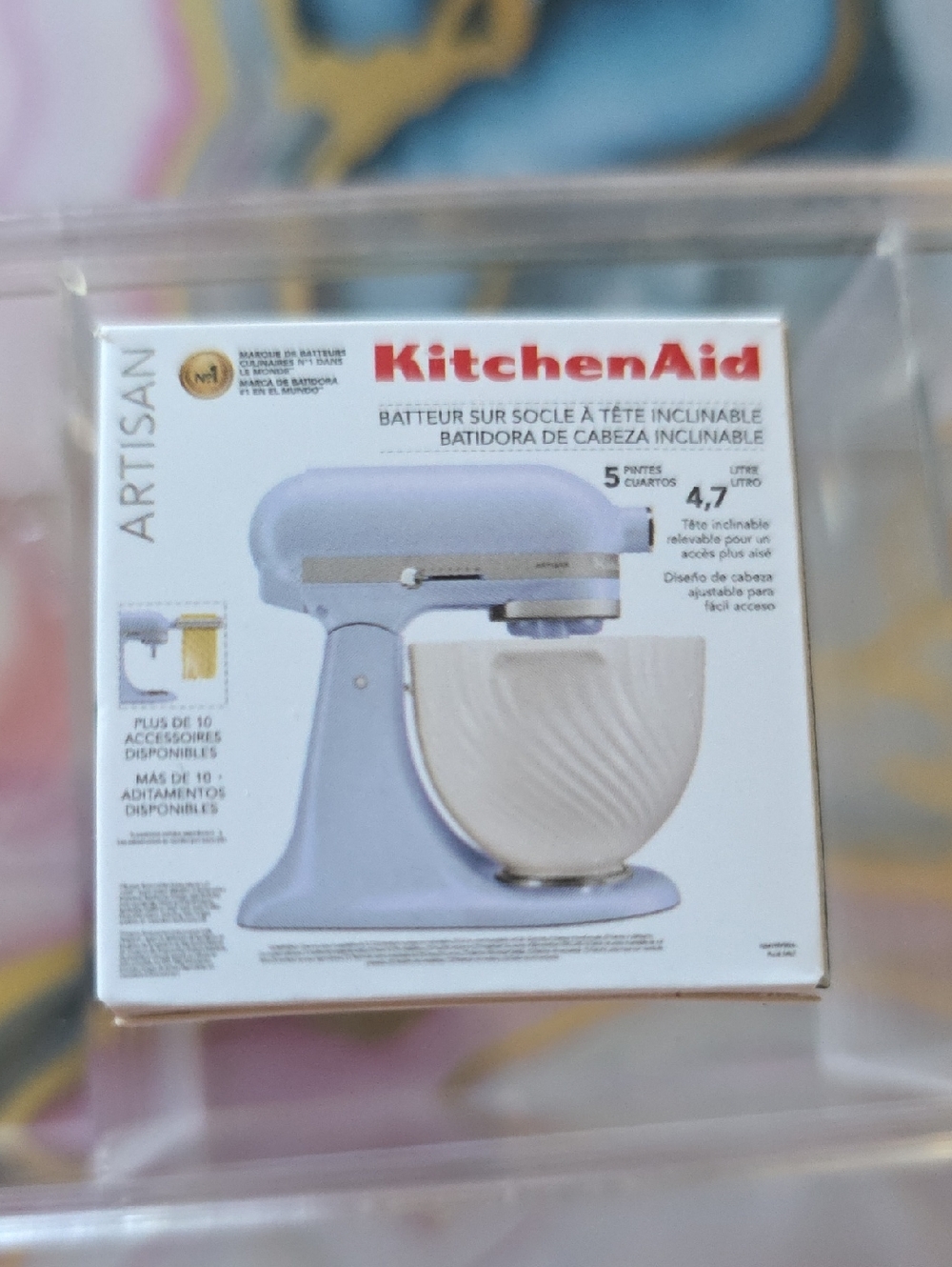 Minibrands KitchenAid Artisan Mini Stand Mixer - Pale Purple and Cream